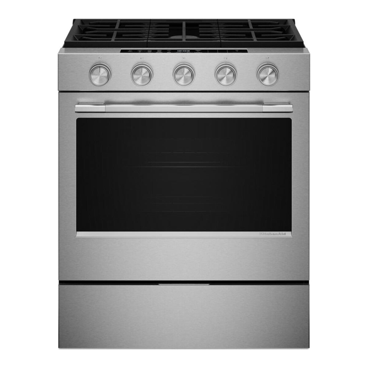 5.0 Cu. Ft. Smart Slide-in Gas Range with Convection Cooking Modes and 2-in-1 Burner