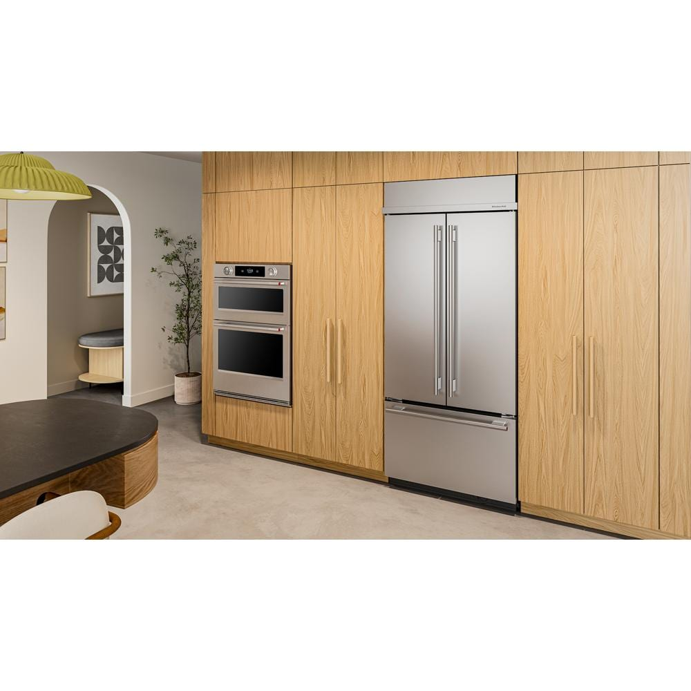 20.8 Cu. Ft. 36-Inch Built-In French Door Refrigerator with Signature Platinum Interior in PrintShield® Stainless Steel