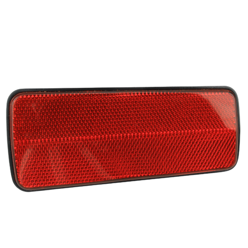 Rectangular red rear reflector with black trim for John Deere parts and accessories under $50 collection