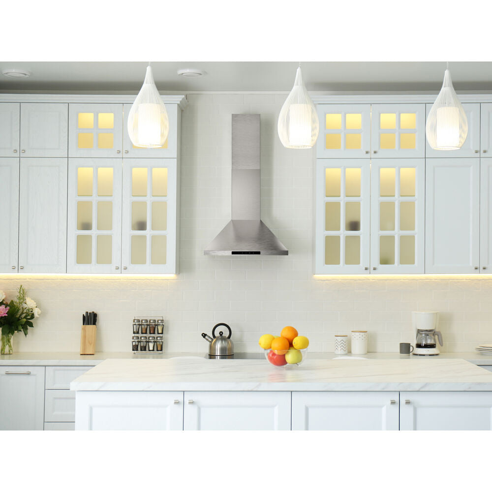24" Wall-Mounted Chimney Hood