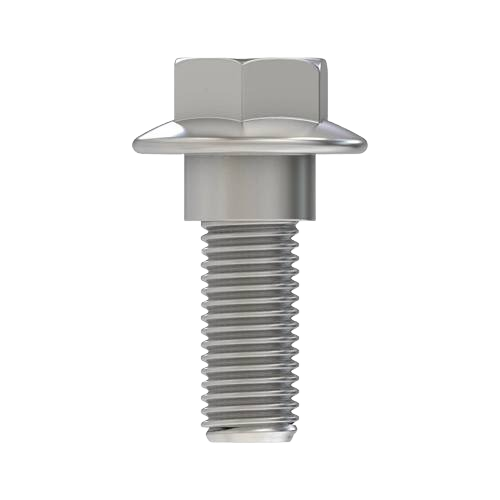 Silver hex flange bolt designed for John Deere machinery in nuts, bolts, and washers collection under $50