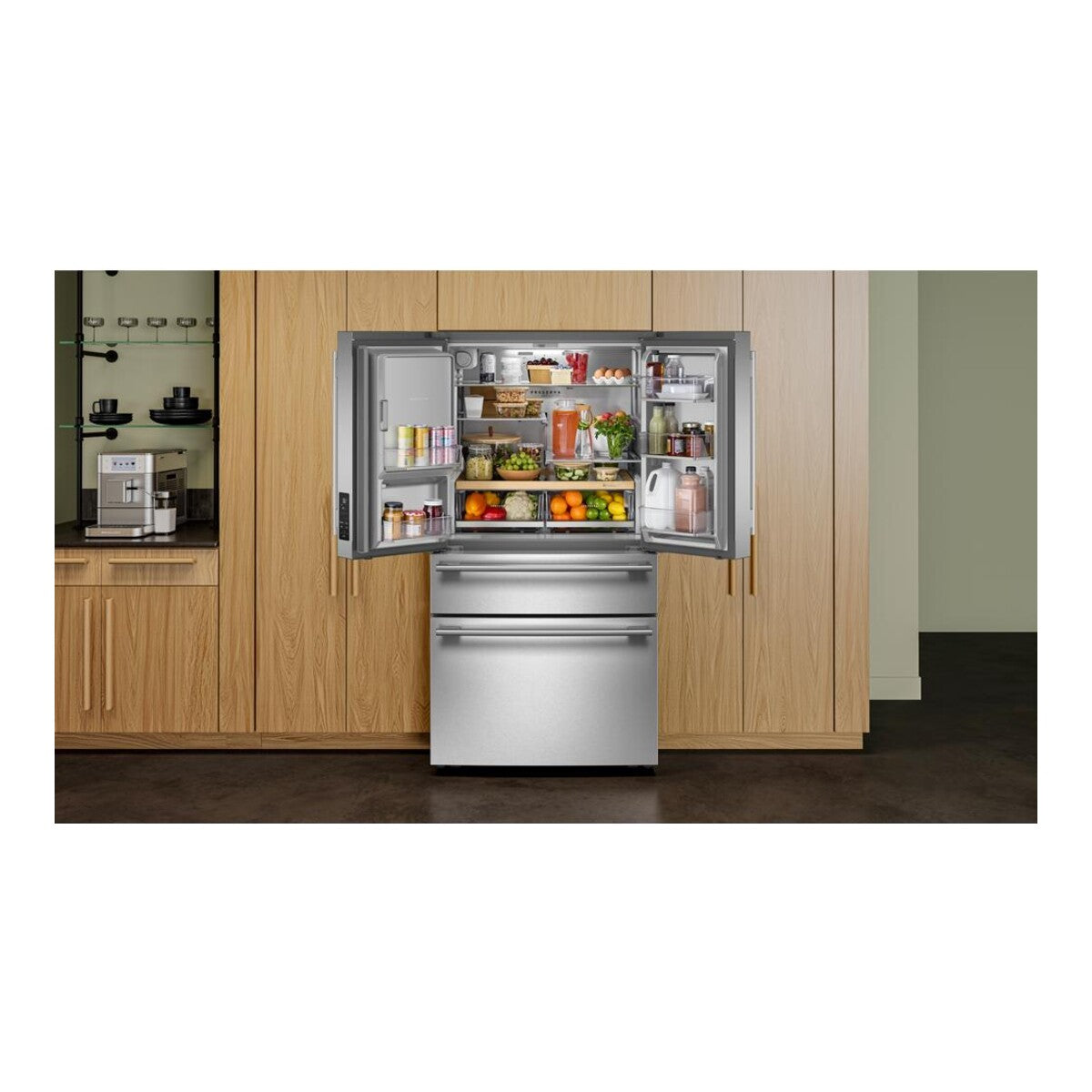 29 Cu. Ft. 36-Inch 4-Door French Door Refrigerator with Exterior Ice and Water Dispenser in PrintShield® Stainless Steel