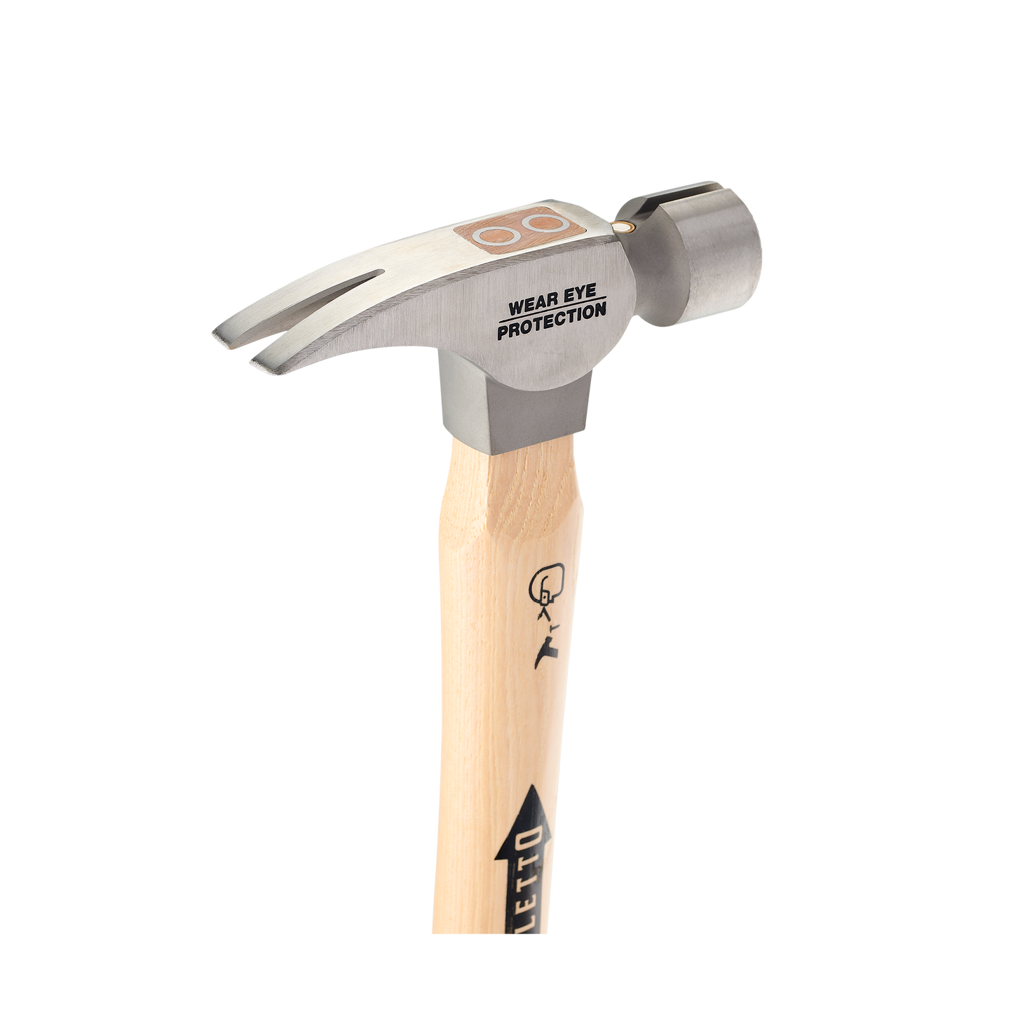 Stiletto 16oz Milled/Curved Hickory Hammer