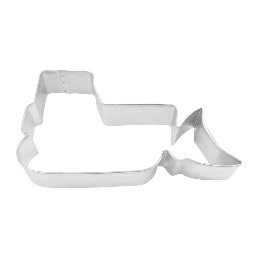 Tinplated steel bulldozer-shaped cookie cutter for baking in Kitchenware, Bakeware, and Kitchen Gadgets collections under $50