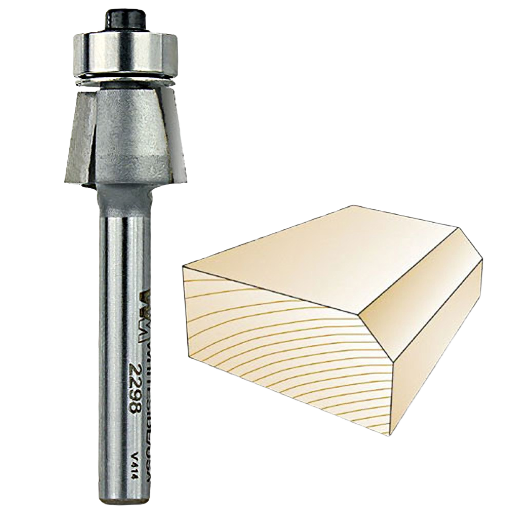 Whiteside bevel bit for woodworking trimming and shaping edges in Tool Accessories and Blades and Bits collections