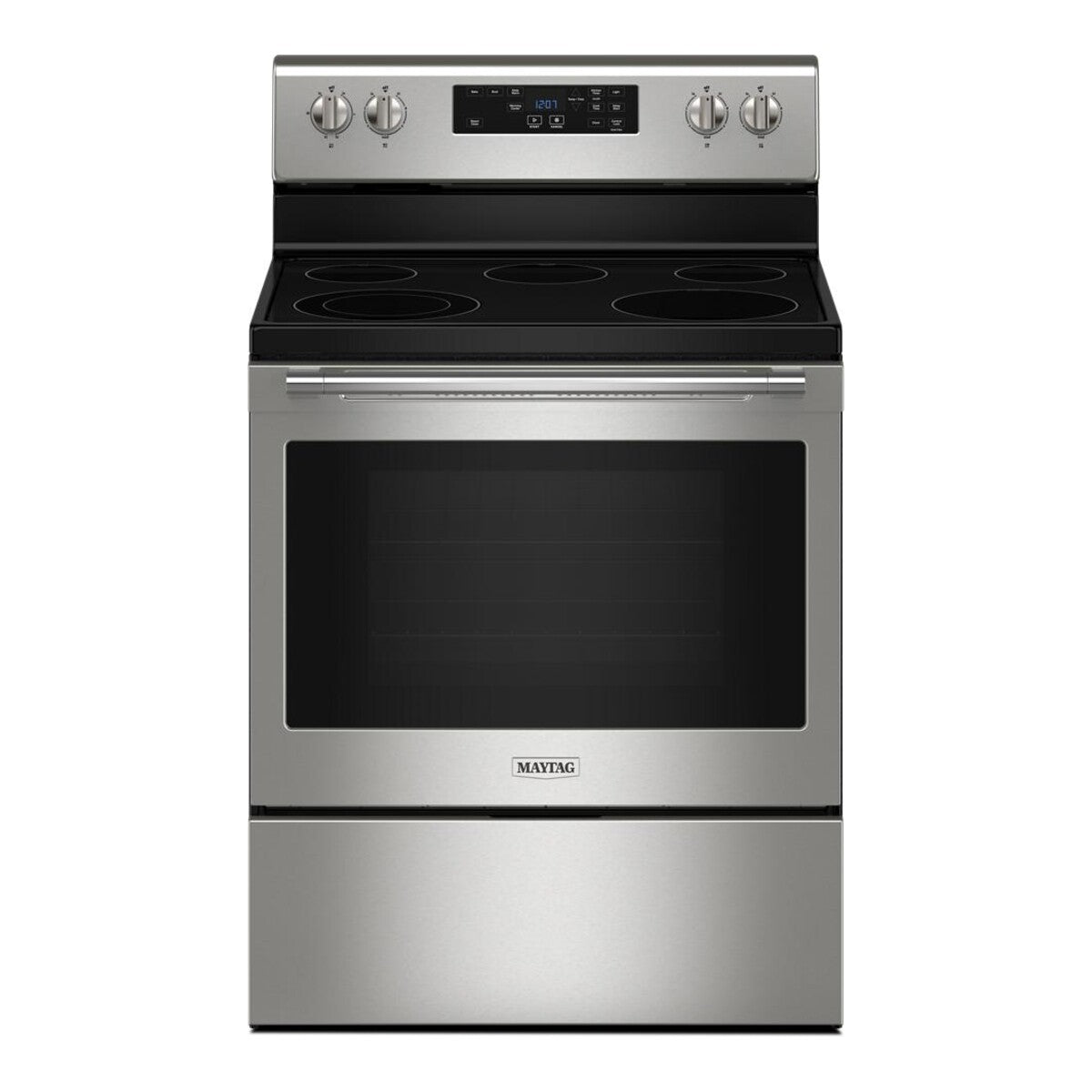 Maytag® 30-Inch Wide Freestanding Electric Range with Steam Clean - 5.3 cu. ft.