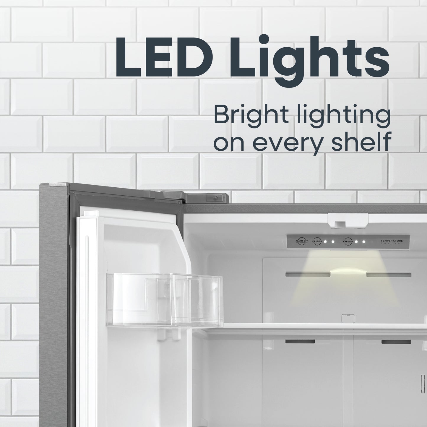 Element Electronics 18.4 cu. ft. French Door Refrigerator - Stainless Steel, ENERGY STAR (ERFD19CGCS)