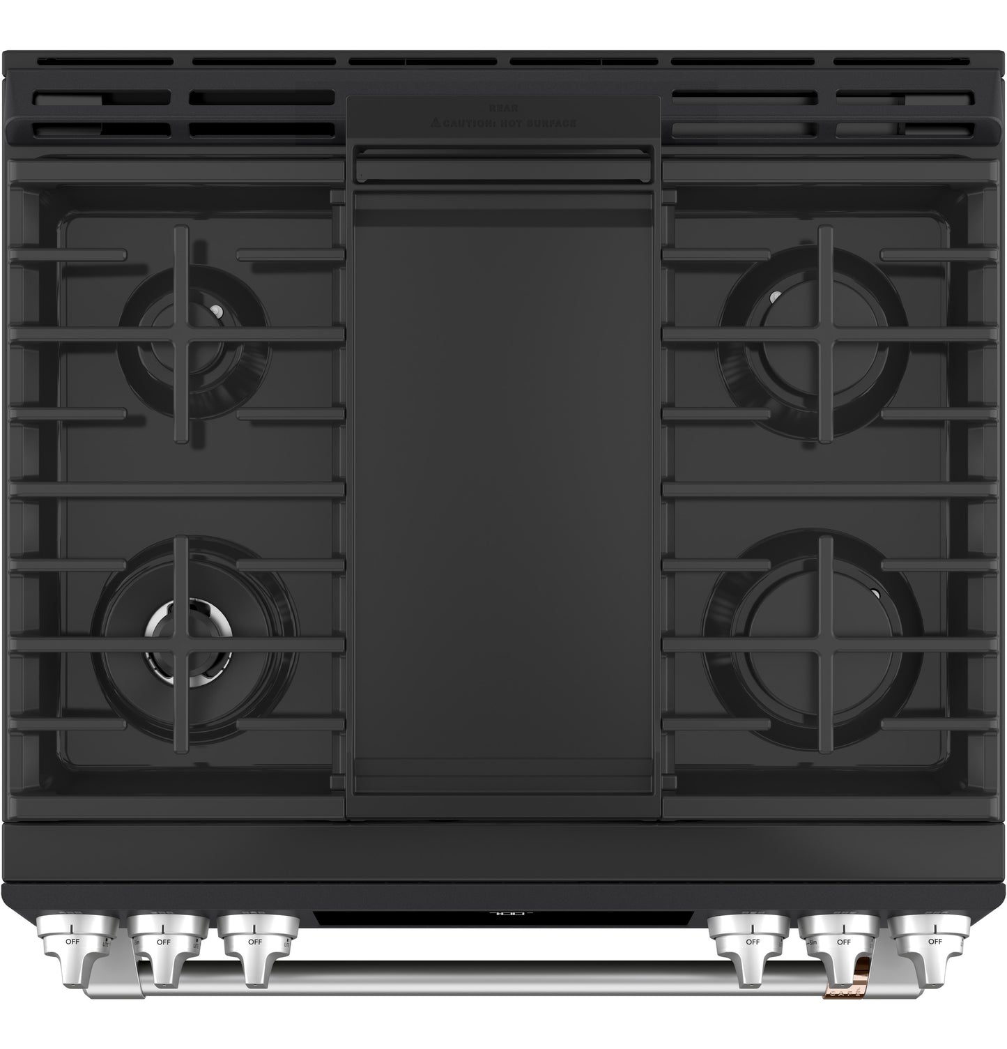 CAFÉ™ 30" Smart Slide-In, Front-Control, Gas Range with Convection Oven