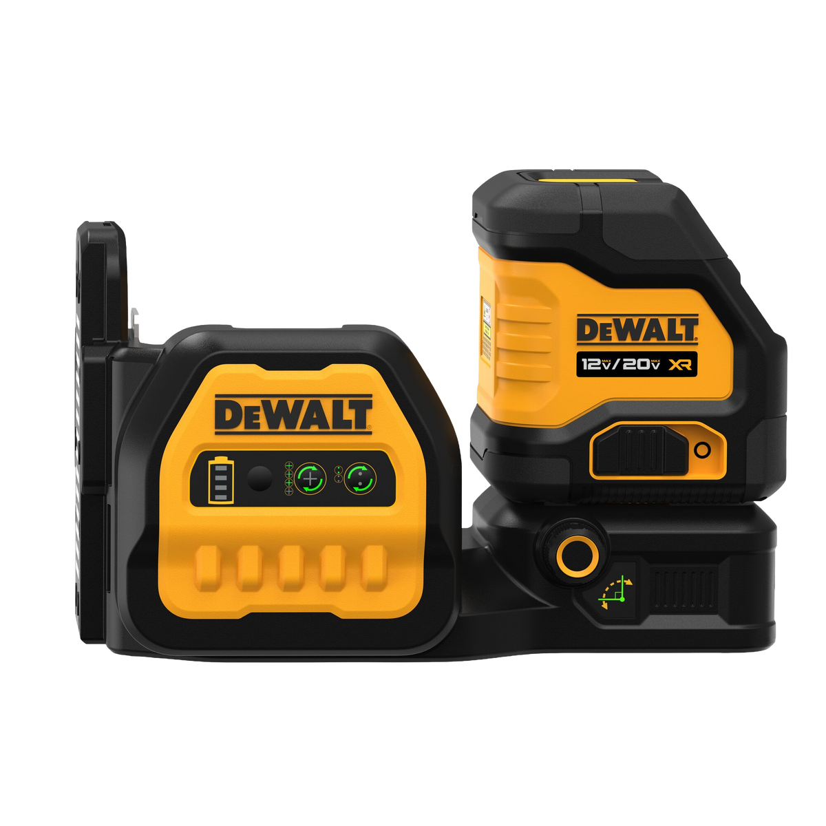 DEAWLT 20V MAX* XR® Cordless Cross Line Green Laser (Tool Only)