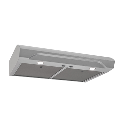 under cabinet stainless steel range hood with dual lights and mesh filters for kitchen and home improvement tools