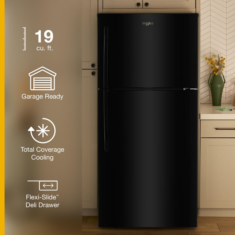 Whirlpool® 30-inch Wide Top Freezer Refrigerator with Total Coverage Cooling- 19 Cu. Ft.