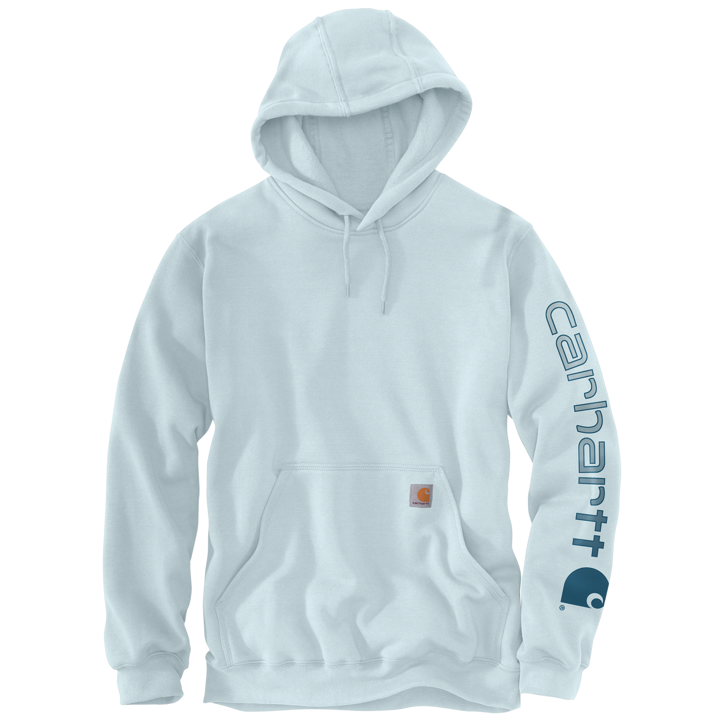 Carhartt Men's Loose Fit Midweight Logo Sleeve Graphic Hoodie