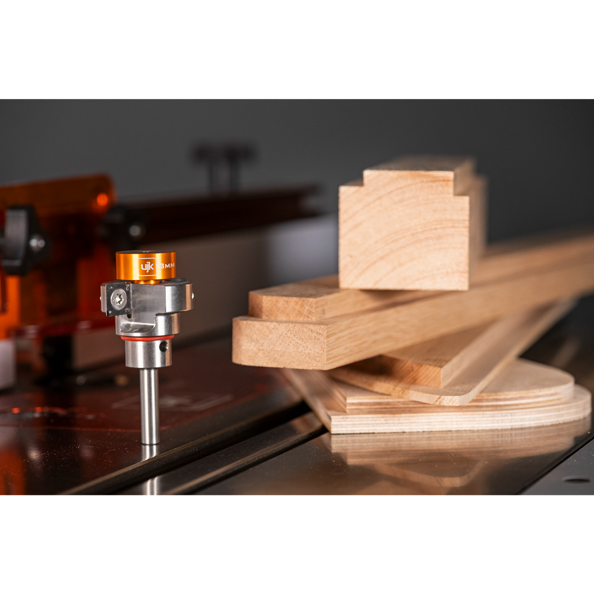 UJK 2 Wing Rebate Cutter 1/2" & Metric Collars