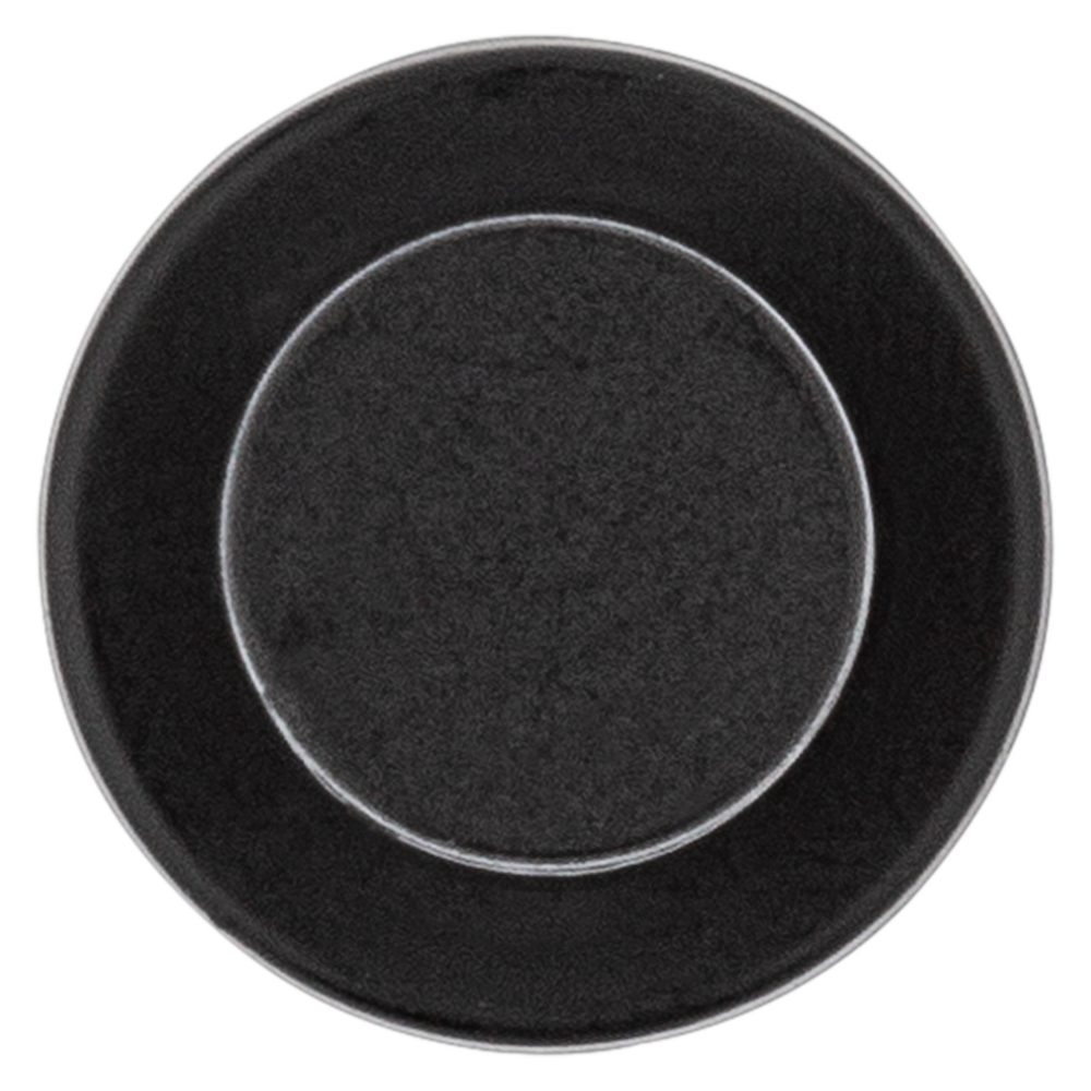 Round matte black door stop with durable design for wall and door protection in home improvement projects under $50