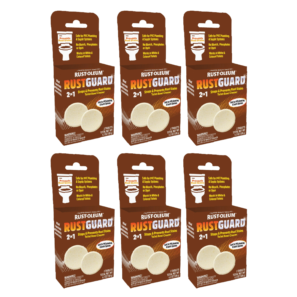 Whink Rust Guard Bowl Cleaner, 6-Pack (12 Total Caplets)