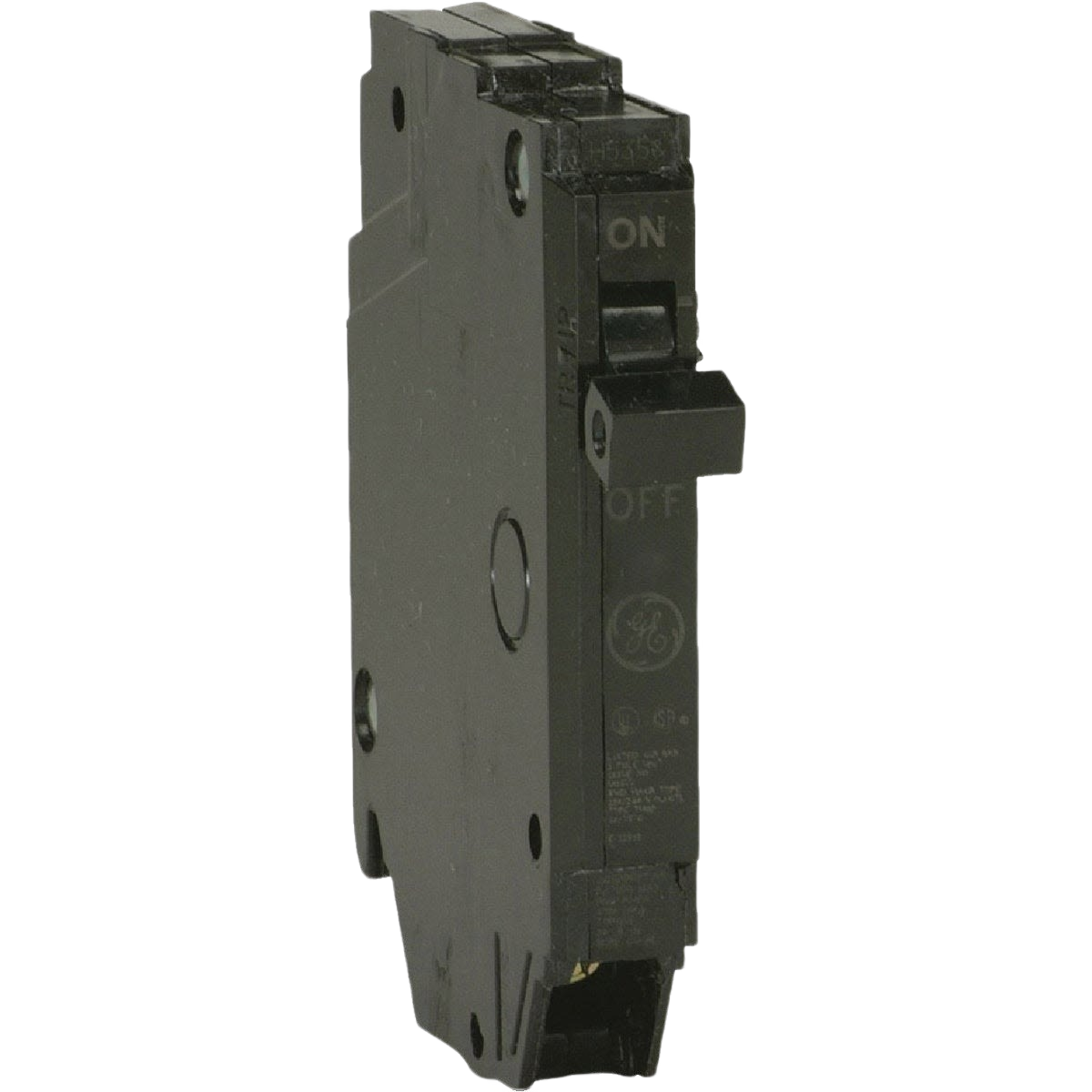 Single-pole circuit breaker with toggle switch for electrical safety in tools and home improvement applications