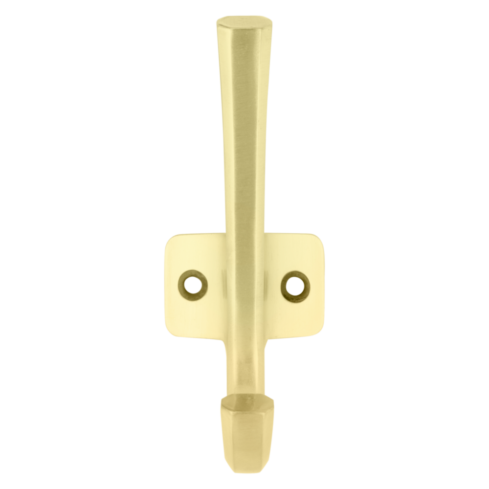 Brushed gold angled hook for storage and organization in racks, garage, and dorm spaces under $50 tools and home improvement