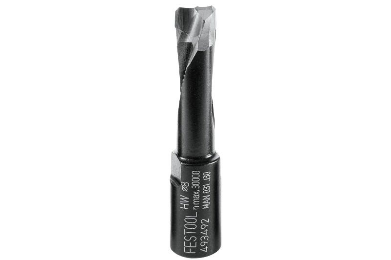 Carbide-tipped 8mm cutter bit for precise mortising in woodworking and power tool accessory projects under $100