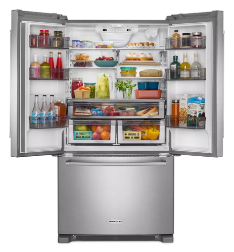 22 Cu. Ft. 36-Inch Panel-Ready Counter-Depth French Door Refrigerator with Internal Water Dispenser