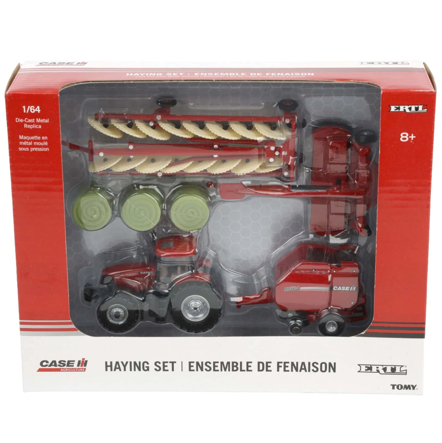 TOMY ERTL Case IH Haying 1/64 Set