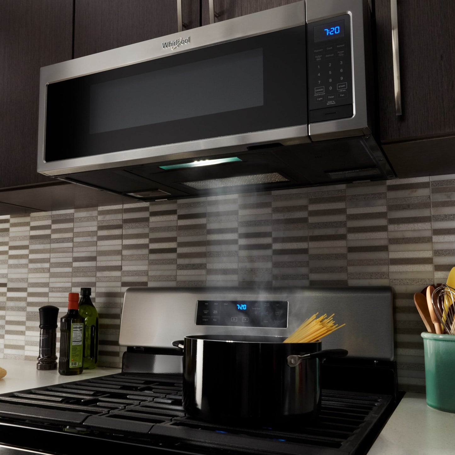 1.1 cu. ft. Low Profile Microwave Hood Combination