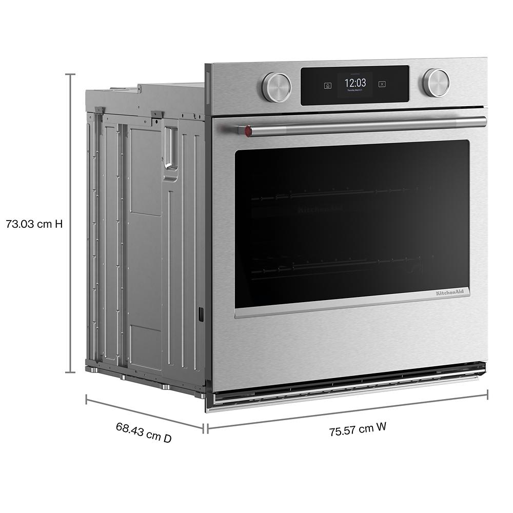 30-inch Smart Electric Single Wall Oven with Intelligent Cooking Camera - PrintShield™ Finish