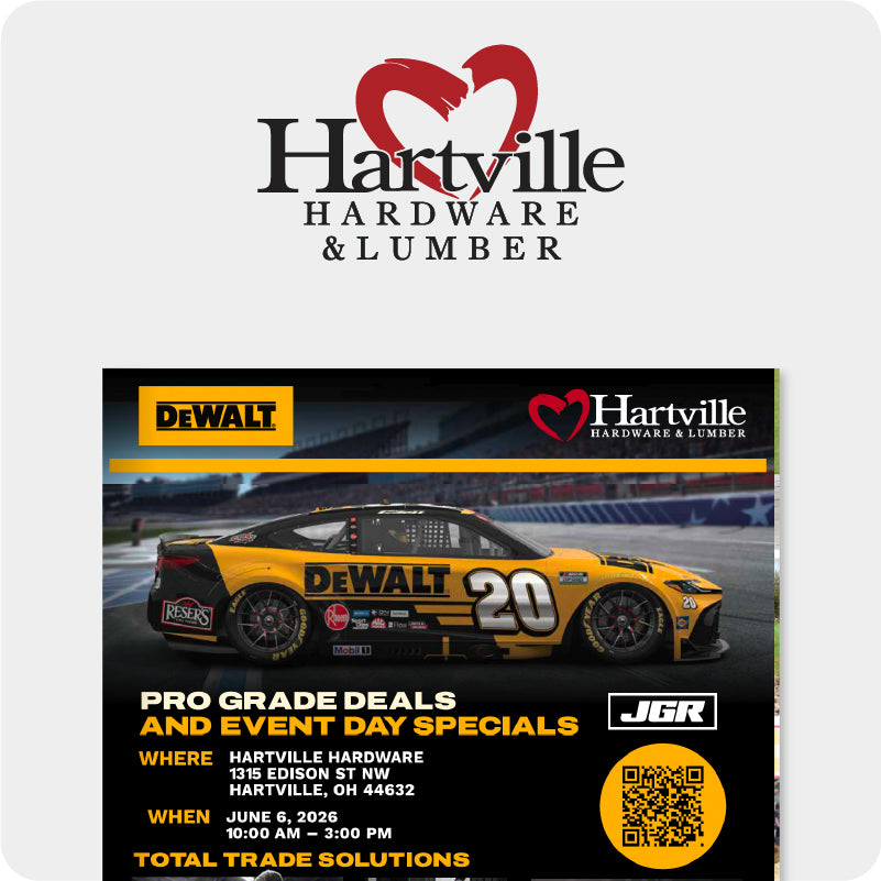 DEWALT Full Throttle Savings Event Flyer - Hartville Location