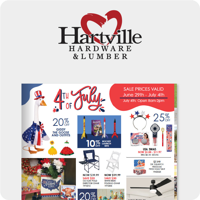 July 4th Sale Flyer - Hartville Location