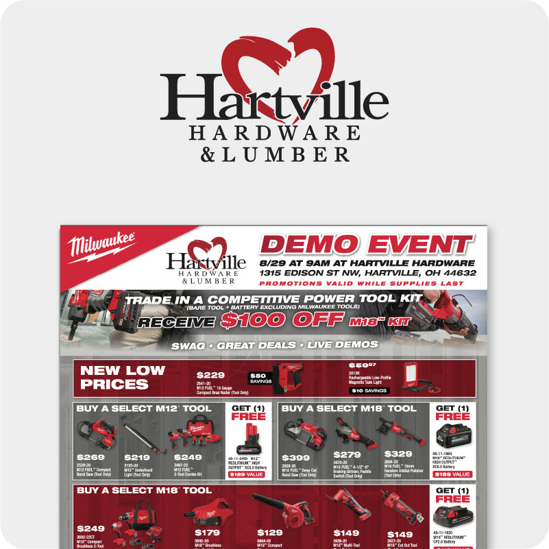 Milwaukee Trade-In Flyer - Hartville Location