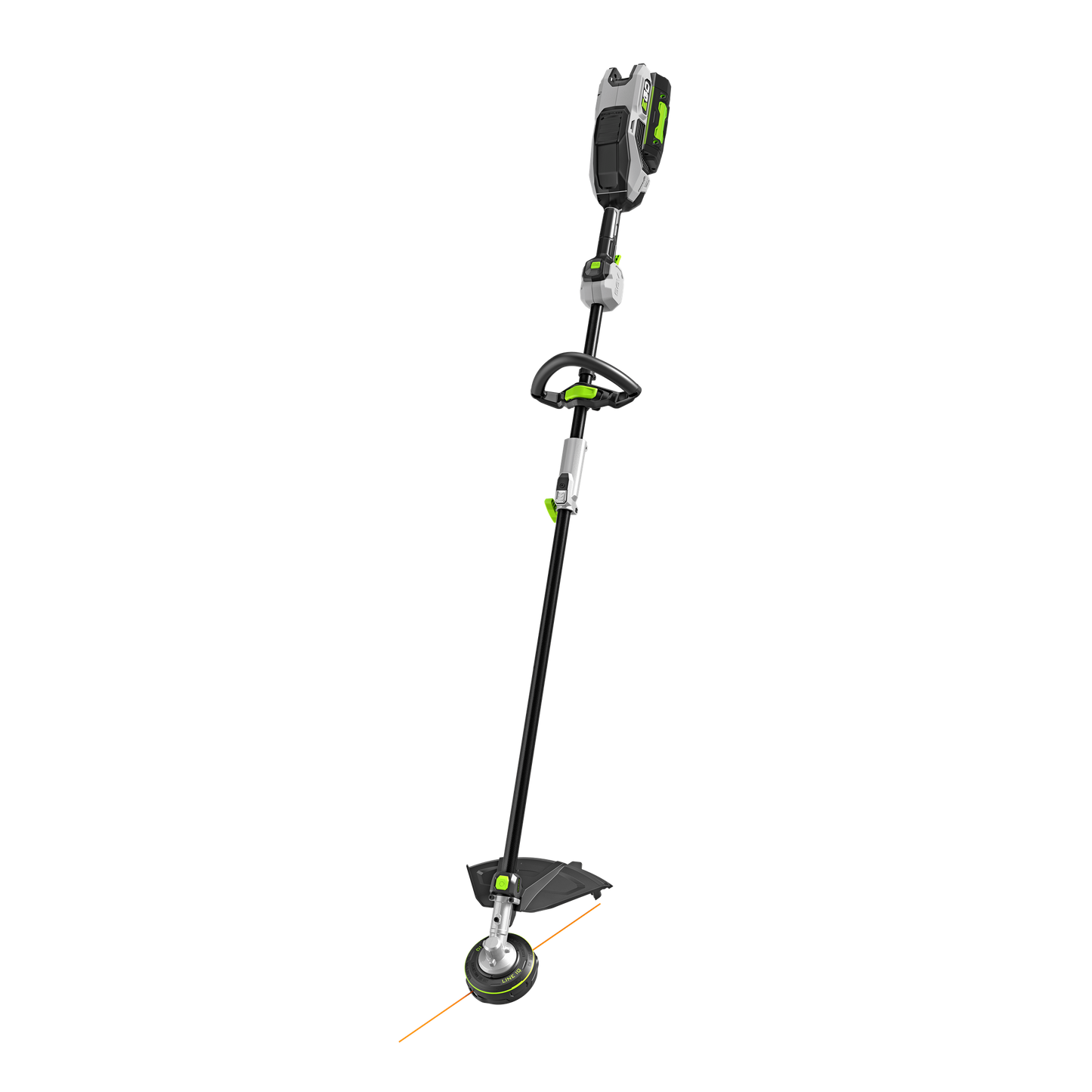 Cordless 17-inch multi-head string trimmer with battery for lawn care in power tools and home improvement collections