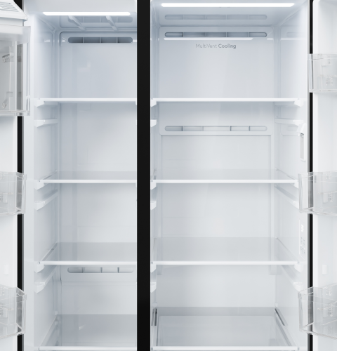 GE® 24.2 Cu. Ft. Counter-Depth Side-By-Side Refrigerator with Internal Dispenser and In-Door Icemaker