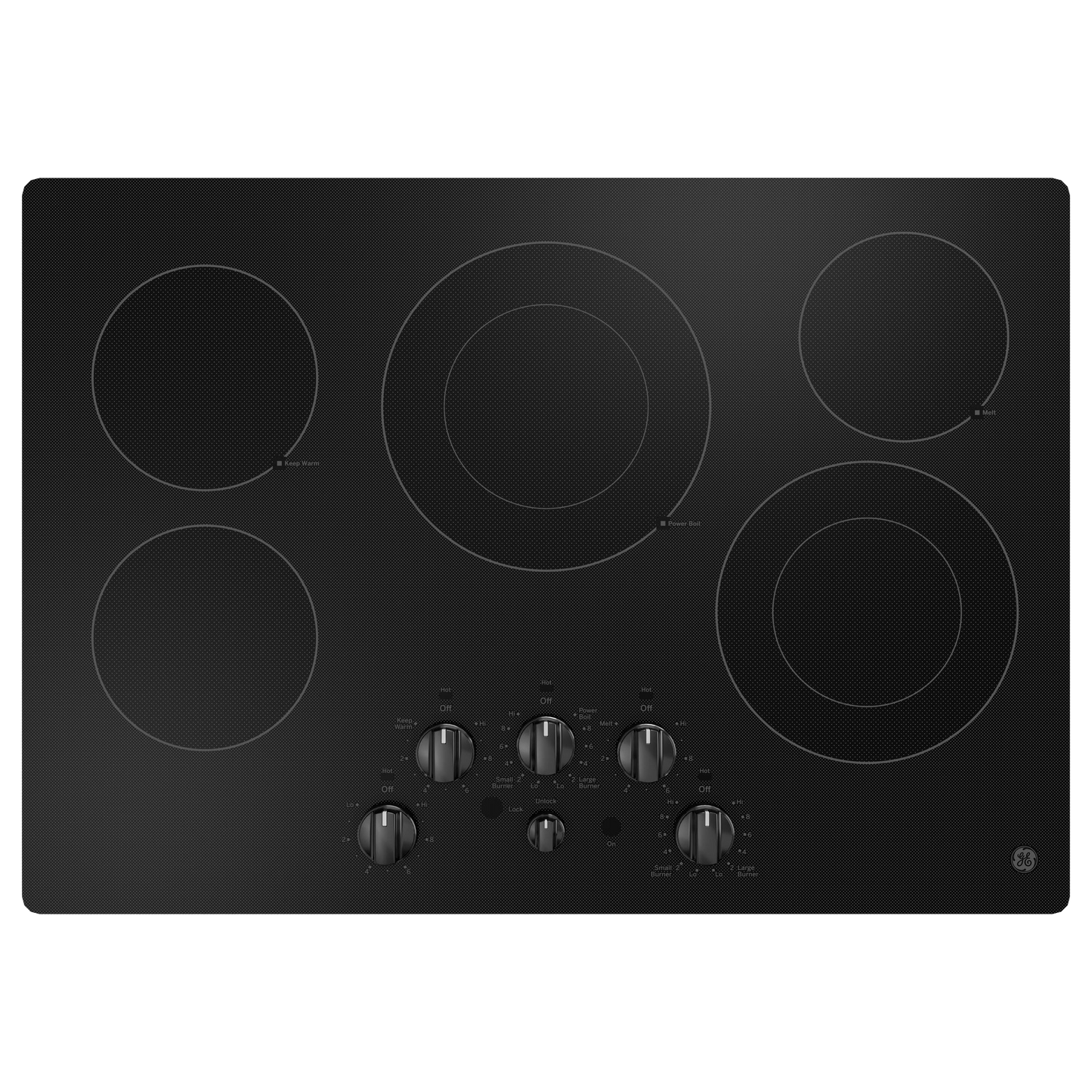GE® 30" Built-In knob Control Electric Cooktop