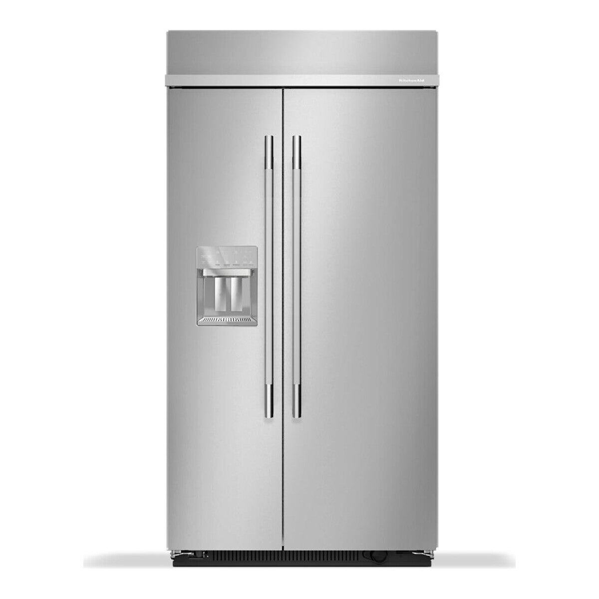 25.1 Cu. Ft. 42-Inch Built-In Side-by-Side Refrigerator with Exterior Water and Ice Dispenser with Measured Fill in PrintShield® Stainless Steel