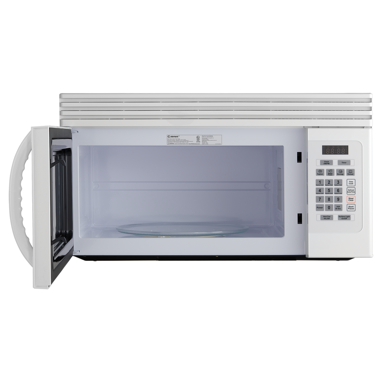 Element Electronics 1.6 OTR Microwave - White (EM1601RQCW)