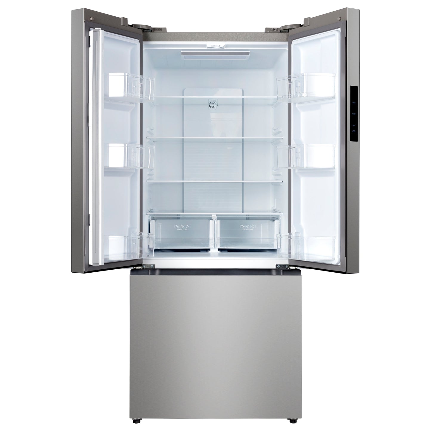 Avanti Frost Free French Door Refrigerator, 17.5 cu. ft. - Stainless Steel
