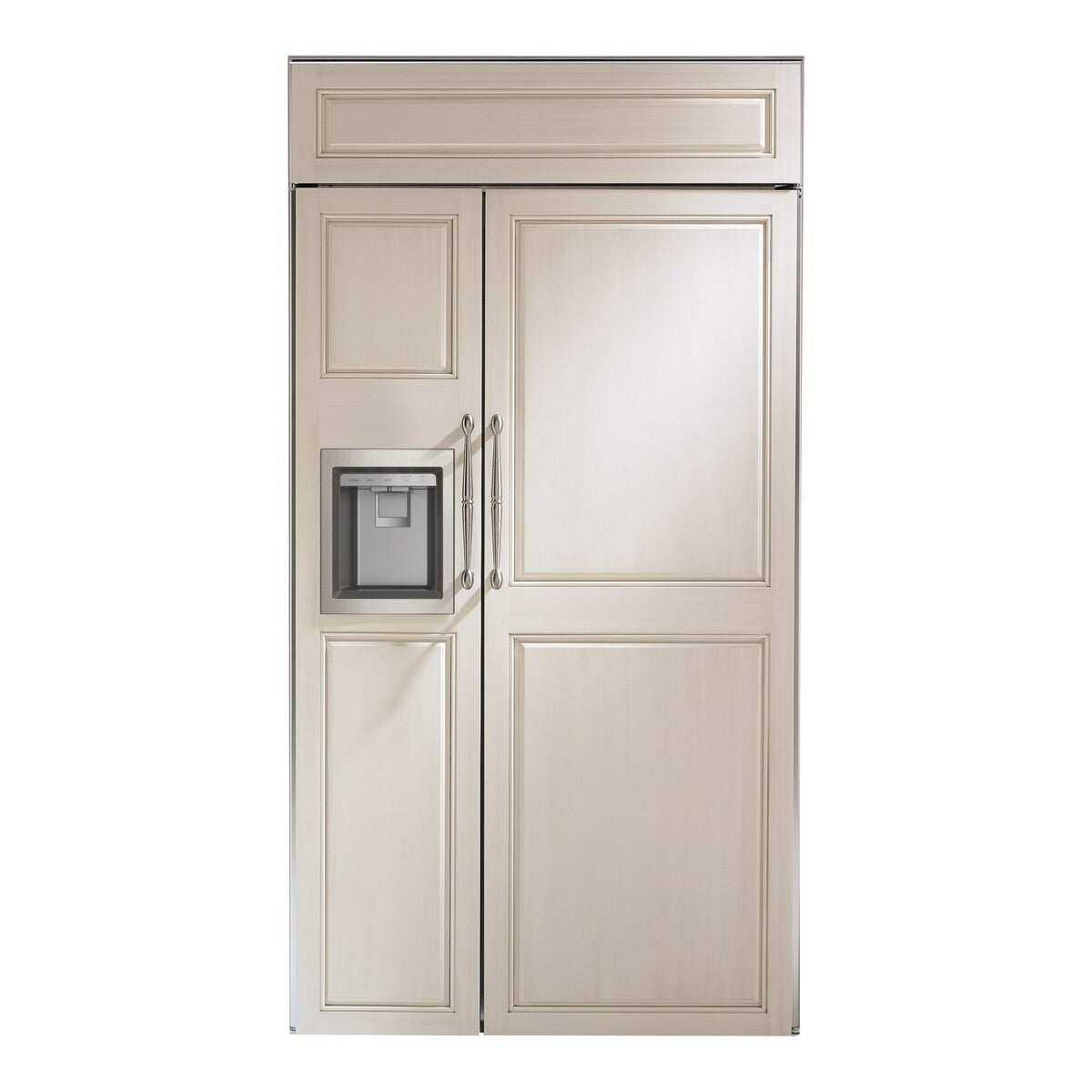Monogram 42" Panel-Ready Built-In Side-by-Side Refrigerator with Dispenser