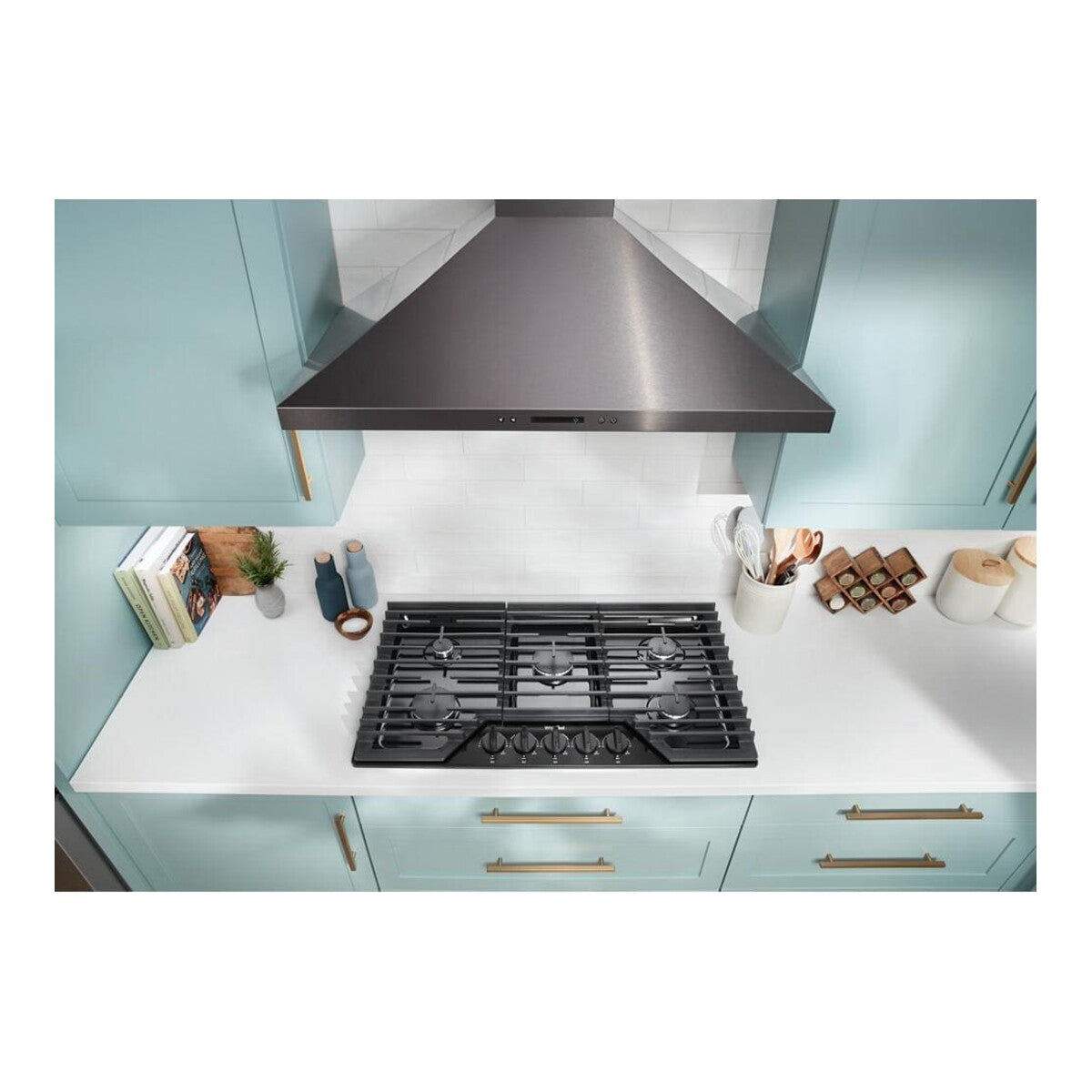 36" Chimney Wall Mount Range Hood with Dishwasher-Safe Grease Filters
