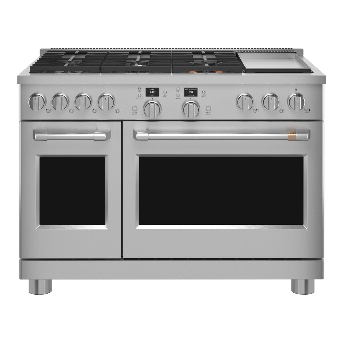 CAFÉ™ 48" Smart Dual-Fuel Commercial-Style Range with 6 Burners and Griddle (Natural Gas)