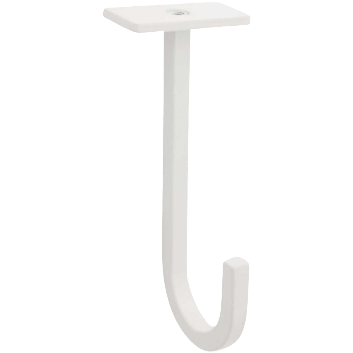 White steel ceiling hook with 5-inch length for hanging plants in lawn and garden and pots & planters collections under $50