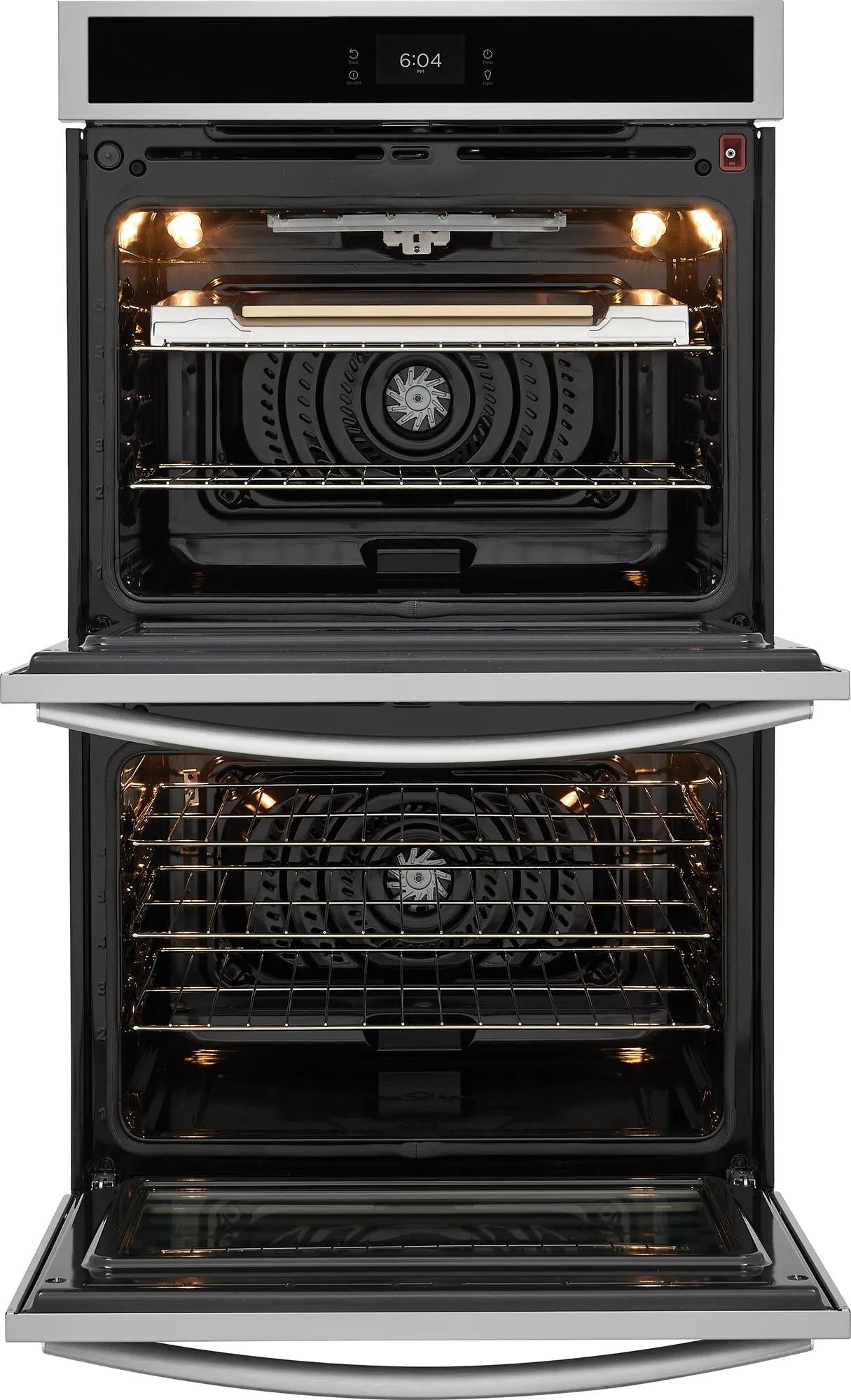 30" Double Electric Wall Oven with Stone-Baked Pizza