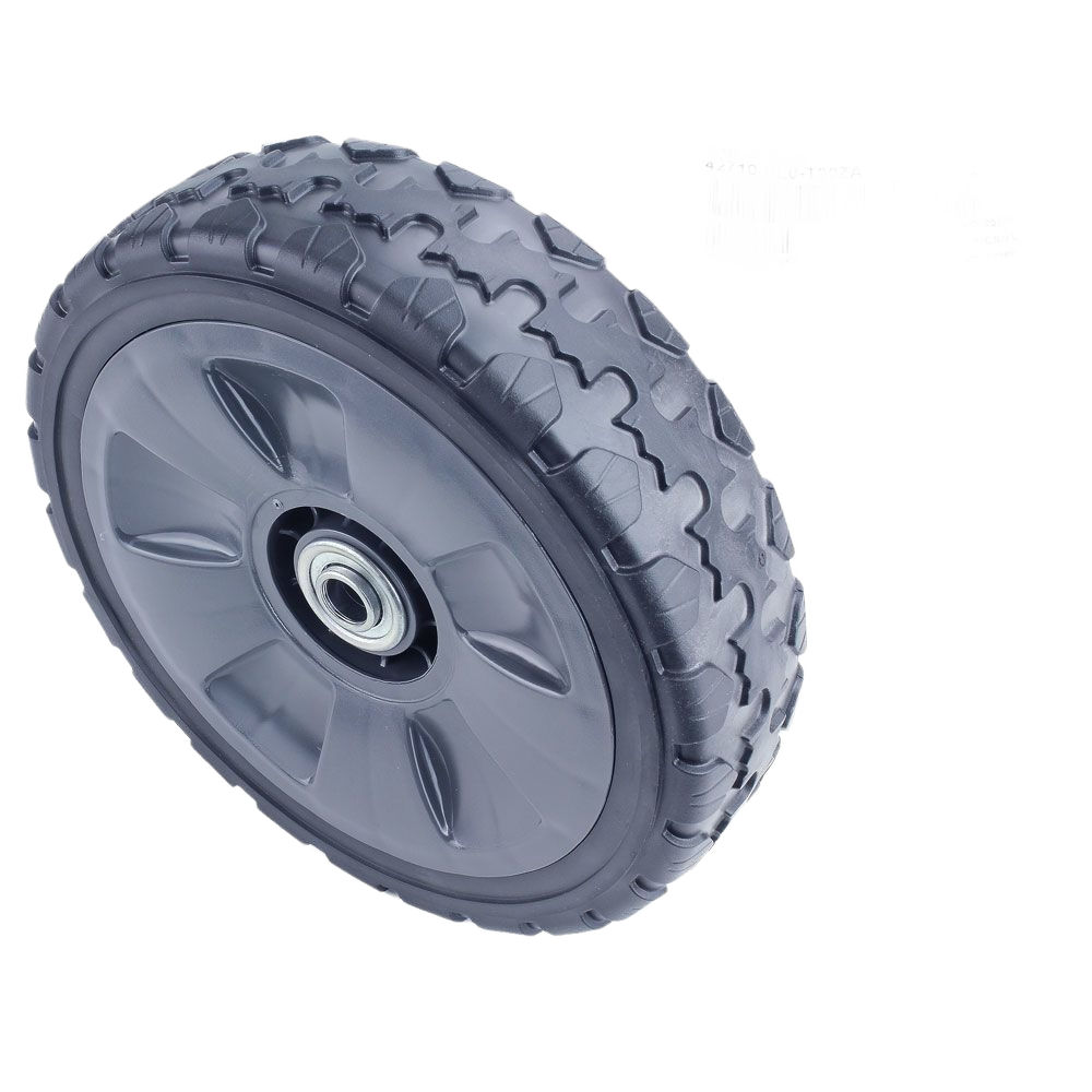Black Honda replacement wheel NH462R with durable tread and sturdy hub, suitable for parts and lubricants collections