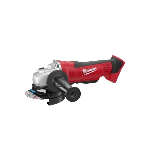 Cordless 4-1/2" cut-off grinder with red and black body designed for versatile home improvement tasks
