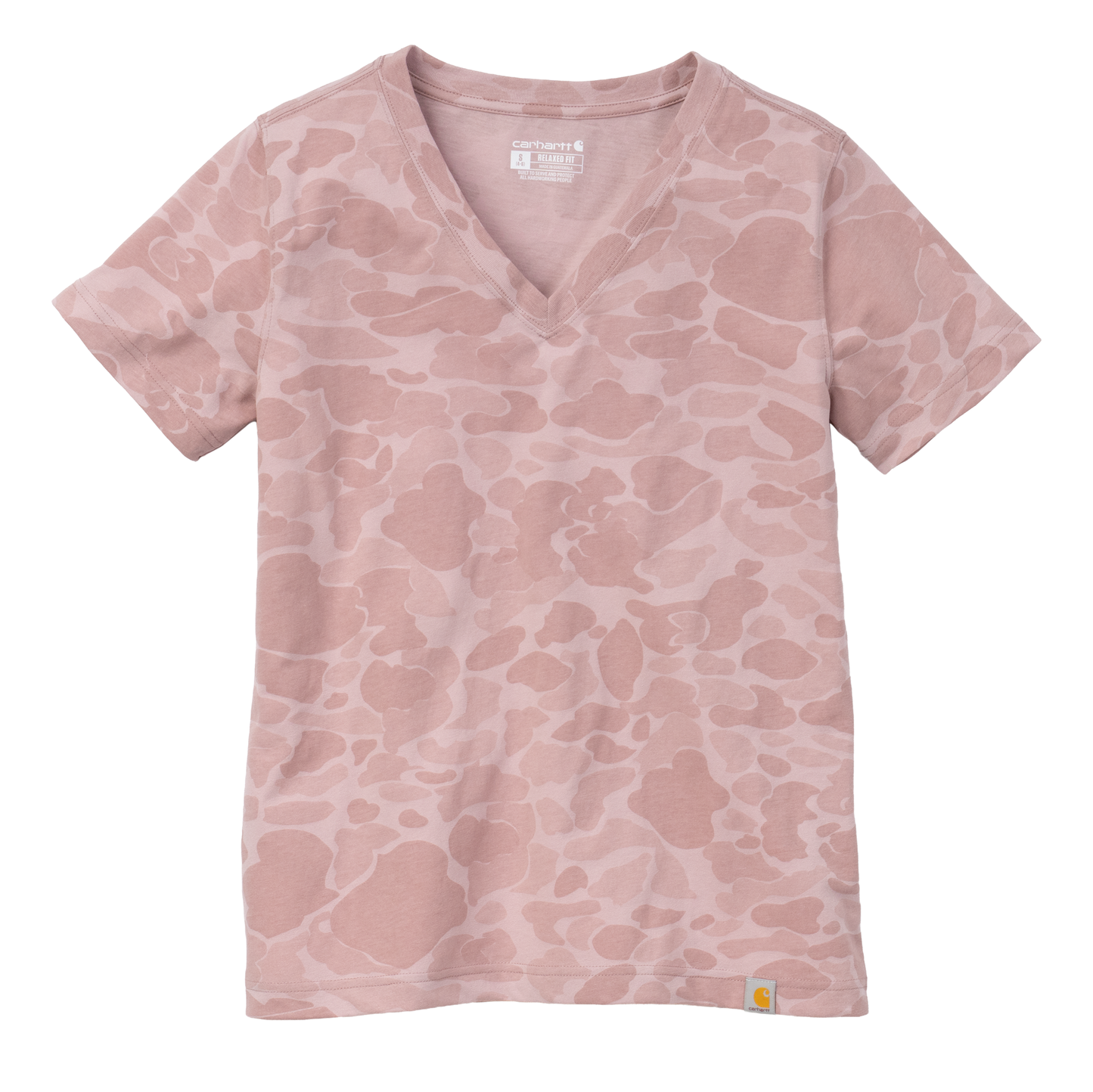 Carhartt Women's Irvine Relaxed V-Neck Heritage Camo T-Shirt