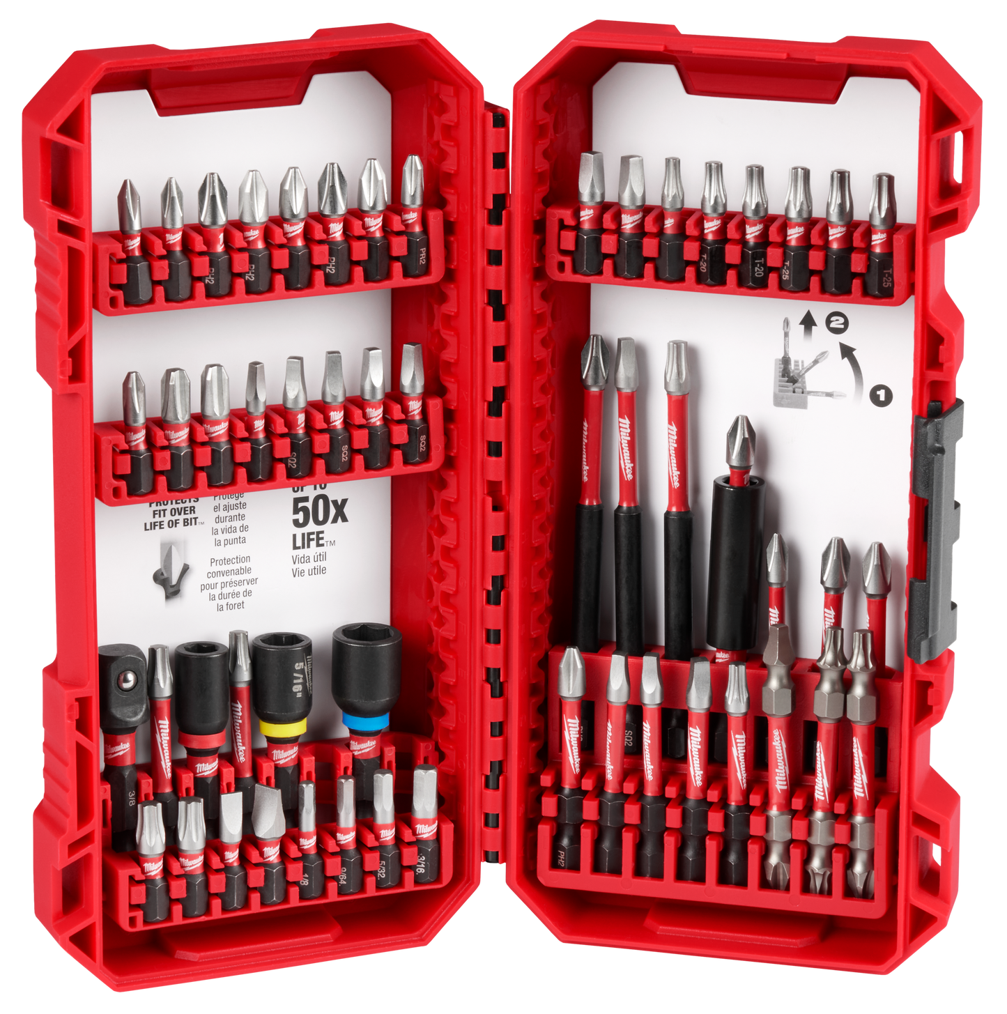 Milwaukee SHOCKWAVE™ Impact Duty™ 54-PC Driver Bit Set