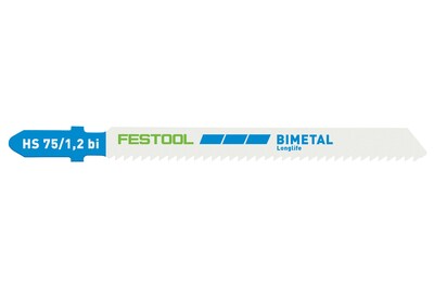 Festool bimetal jigsaw blade with long-life teeth for wood and metal cutting in power tool accessories under $100 collection