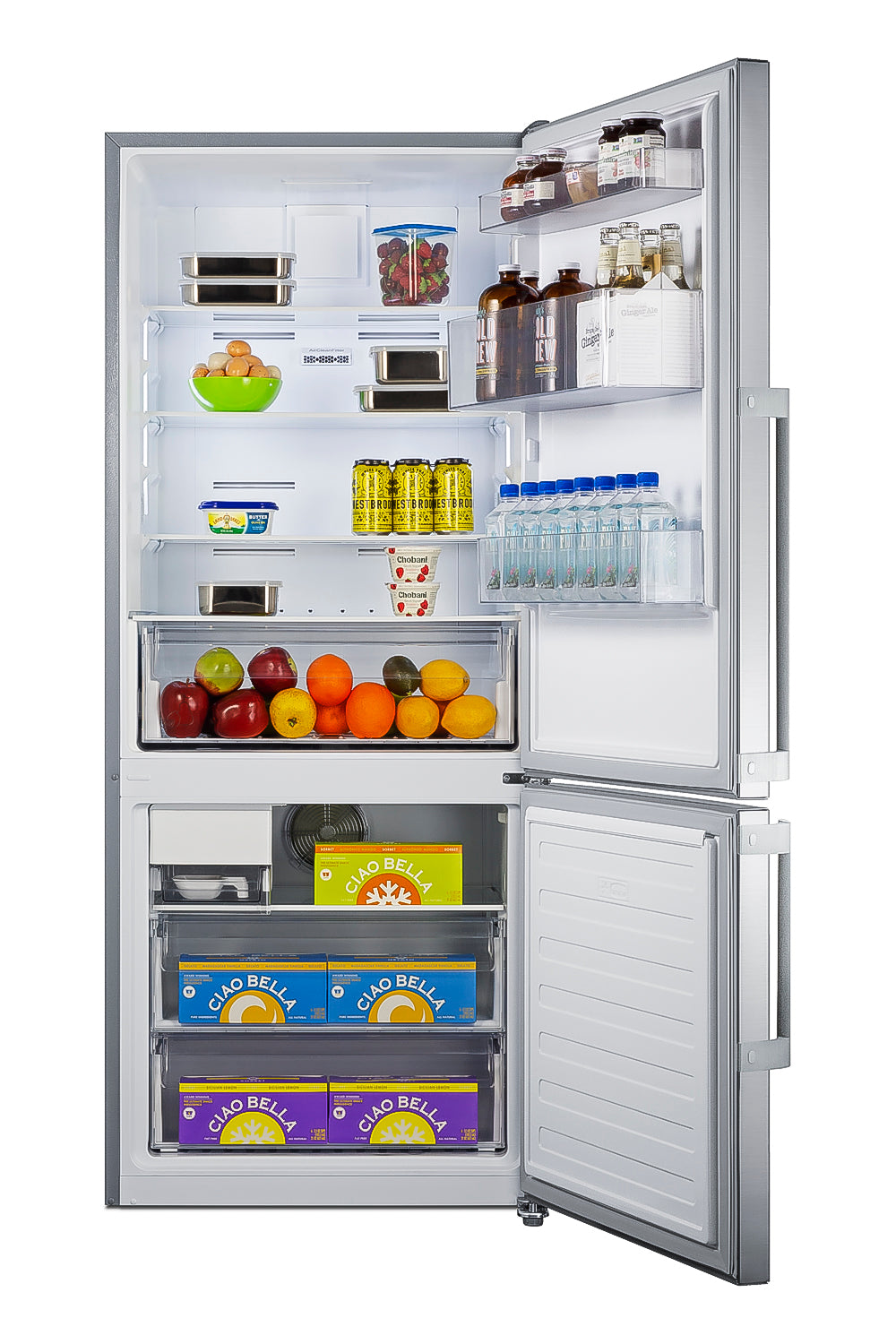 28" Wide Bottom Freezer Refrigerator