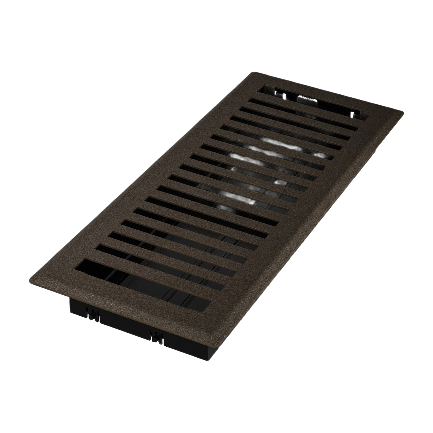 Bronze Age floor register with solid steel face plate for home improvement and plumbing under $50 collection
