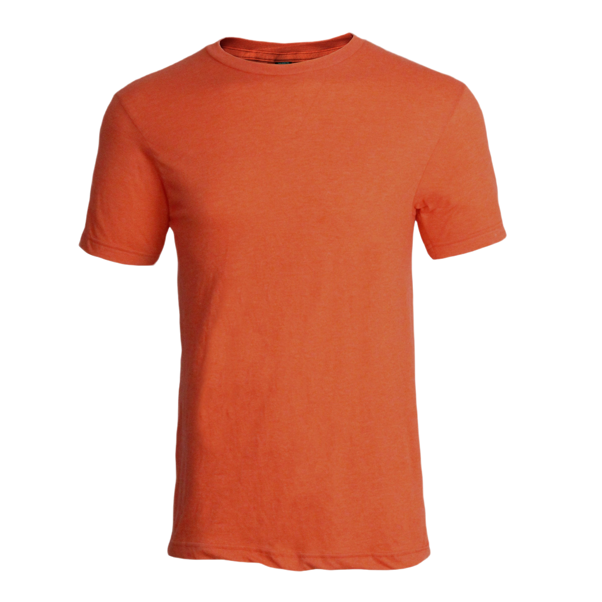 Heather orange short sleeve shirt with lightweight poly-rich fabric from Clothing & Shoes under $50 collection