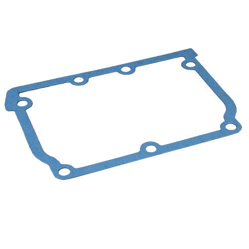 Blue clutch control gasket with multiple bolt holes for engine sealing in John Deere parts and lubricants collections under $50
