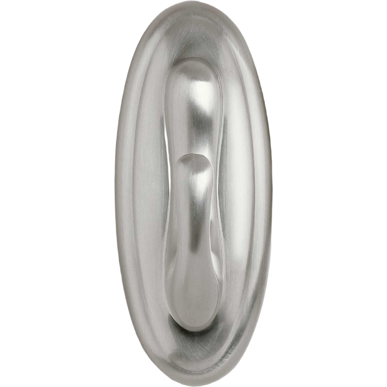 Sleek metallic adhesive hook with damage-free hanging for home improvement in hardware and fasteners collections